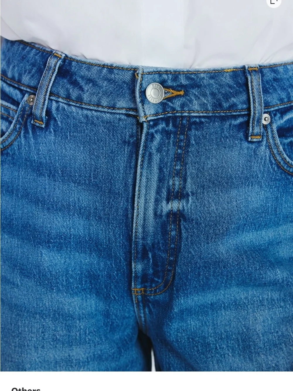 Women's Mid Rise Wide Hem Barrel Jeans Size